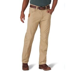 Wrangler Riggs Workwear Mens 40x32 Regular Fit Utility Pants Khaki‎ Ripstop